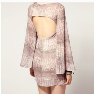 STYLE STALKER SNAKESKIN DRESS